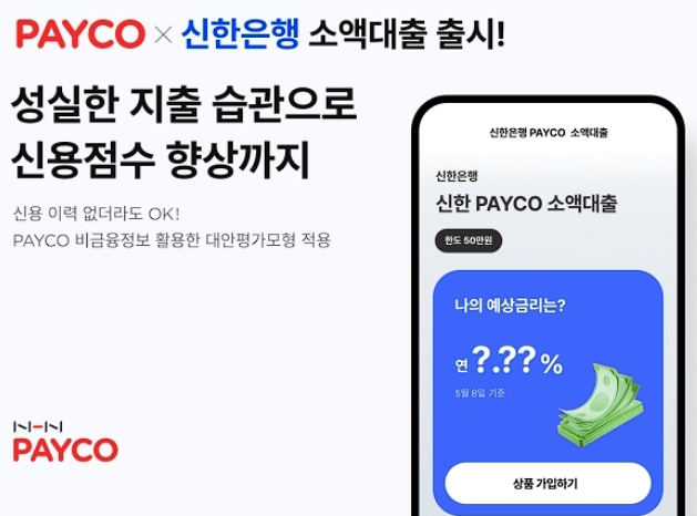 페이코 신한은행 소액대출 신한 페이코 출시